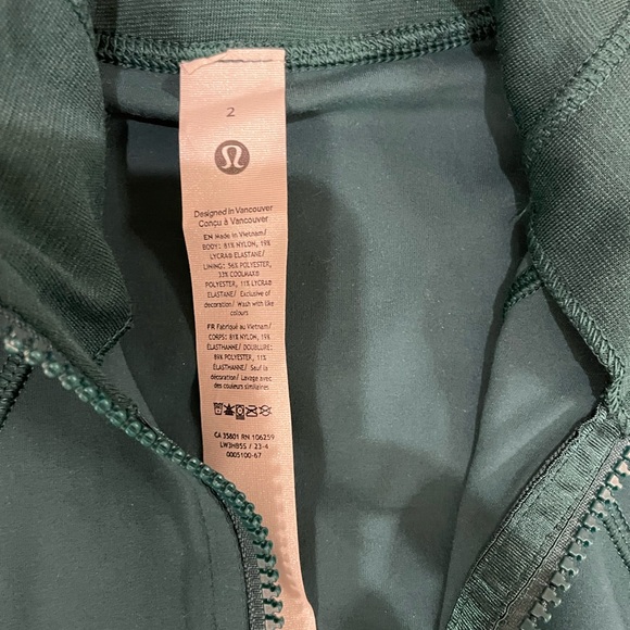Lululemon Cropped Define Jacket *Nulu
Storm Teal size 2 W3HB5S - Picture 10 of 10